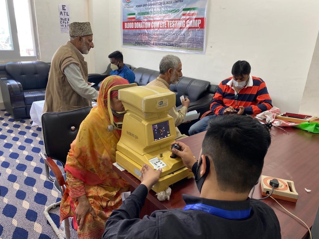पावरग्रिड ने केंद्र शासित प्रदेश जम्मू-कश्मीर में 132/33 केवी जीआईएस खानयार सब-स्टेशन पर चिकित्सा शिविर का आयोजन किया