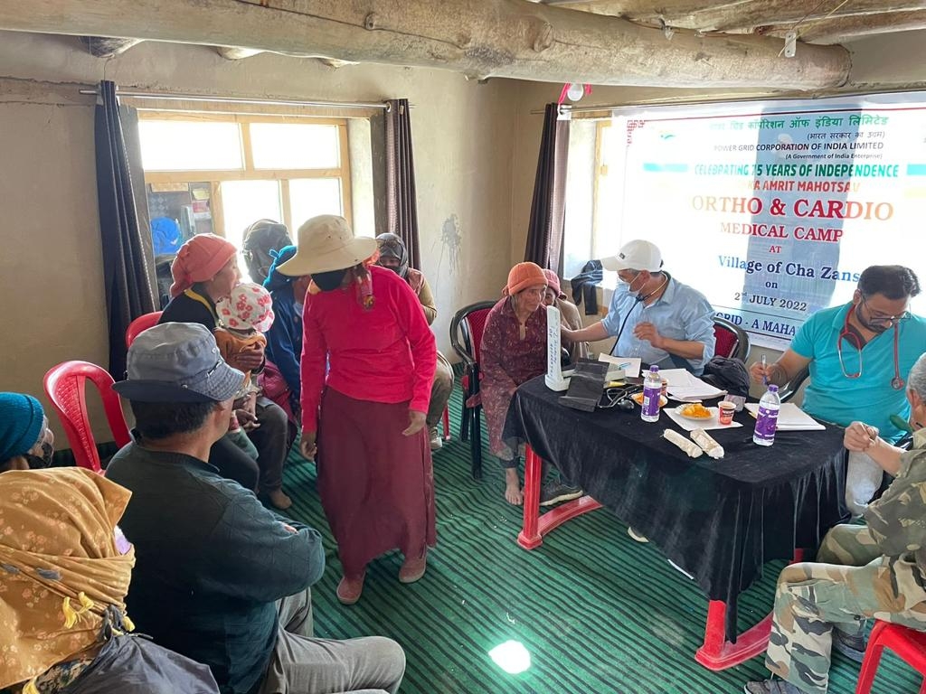 Medical camp at village Cha in Zanskar Tehsil of District Kargil