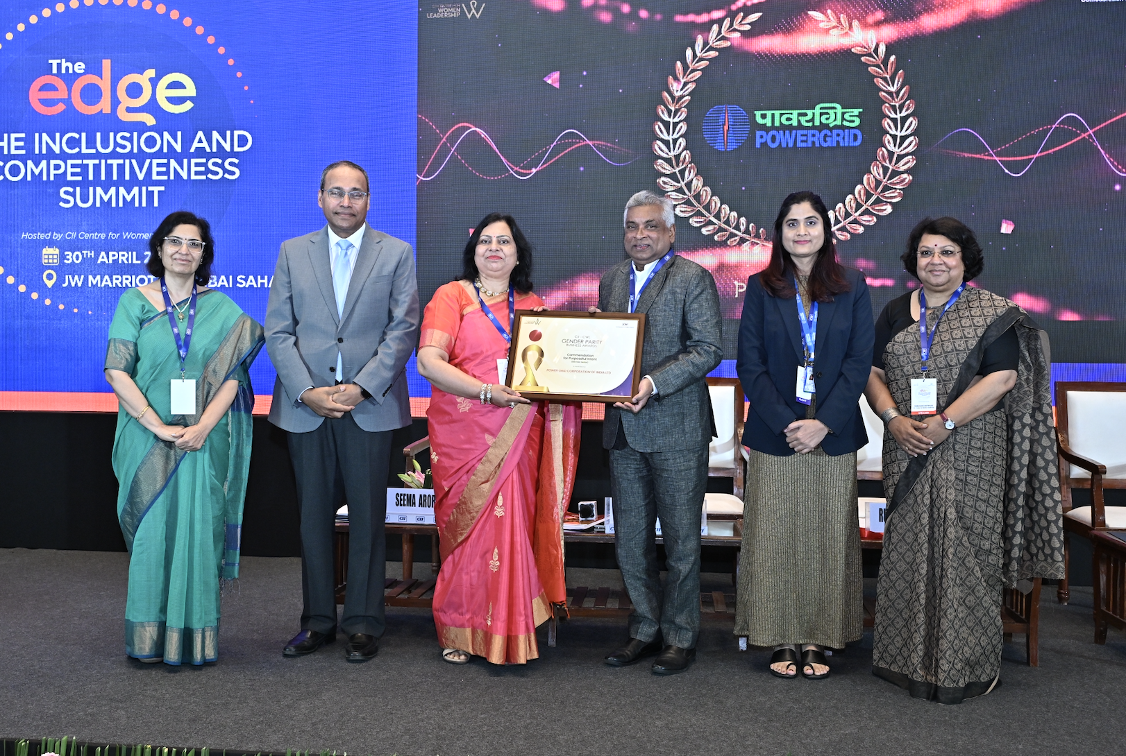 POWERGRID has been conferred the Best CSR Practices Award by the World CSR Congress
