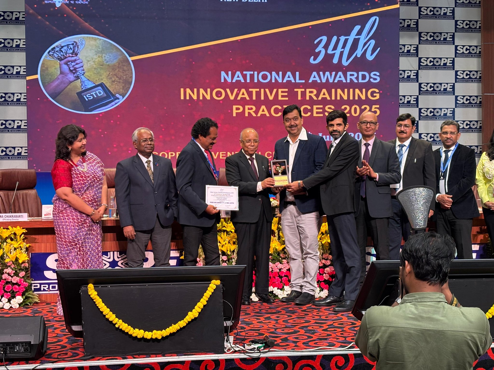 POWERGRID wins 1st Prize at ISTD’s 34th National Award for Innovative Training Practices