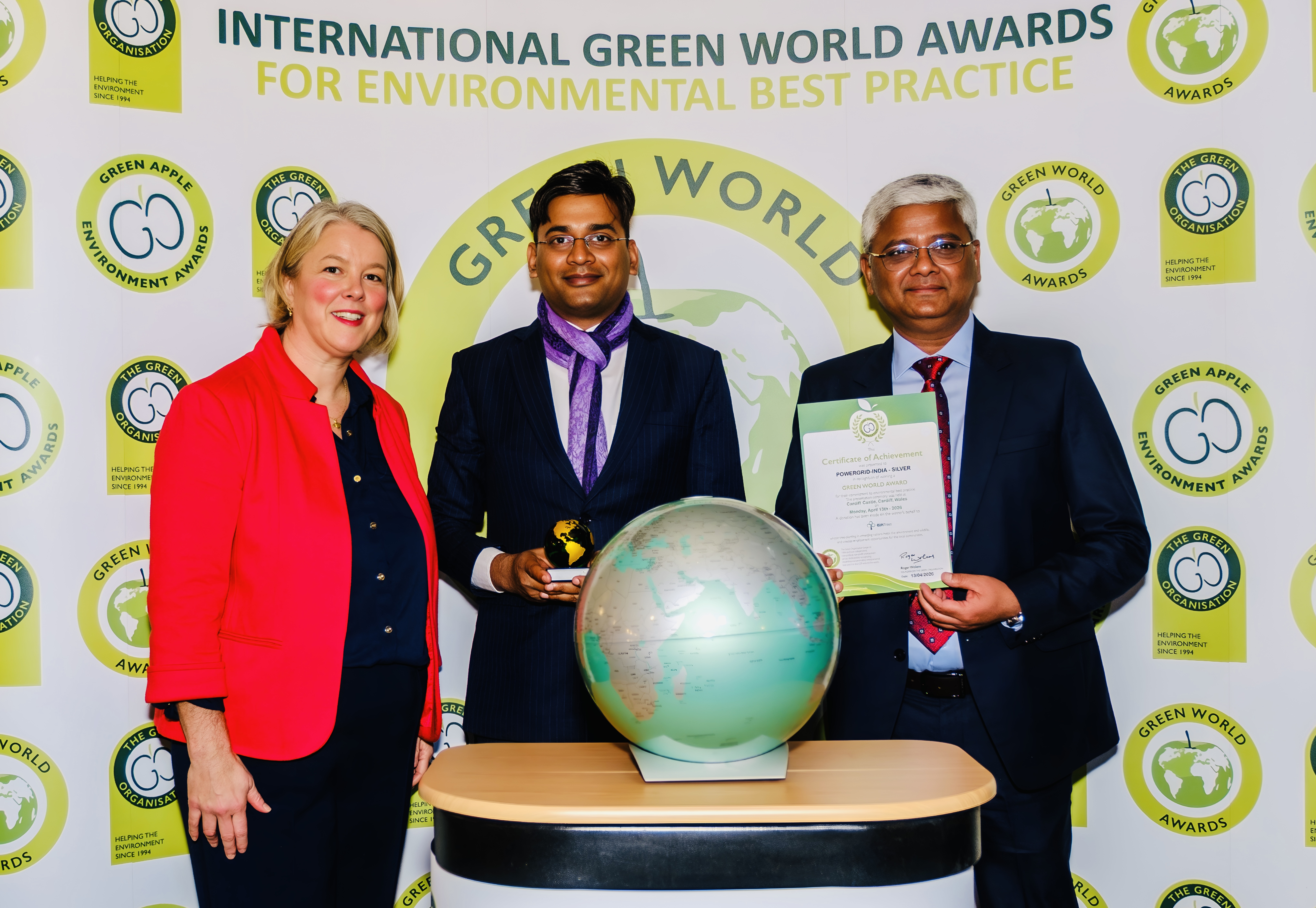 POWERGRID wins Green World Award 2026 for Excellence in Climate Change initiatives