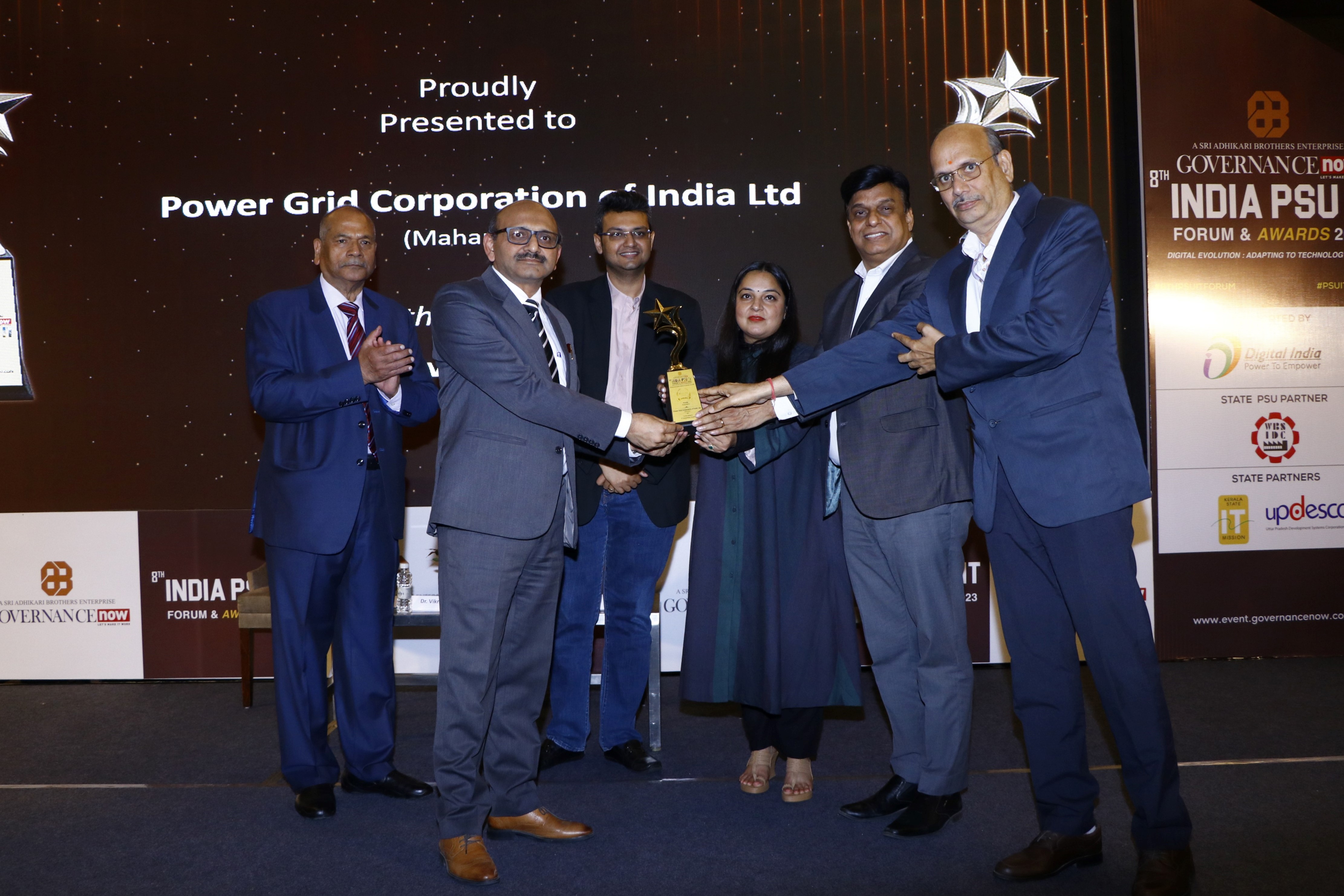 POWERGRID honored for IT innovation at Governance Now PSU IT Awards 2023