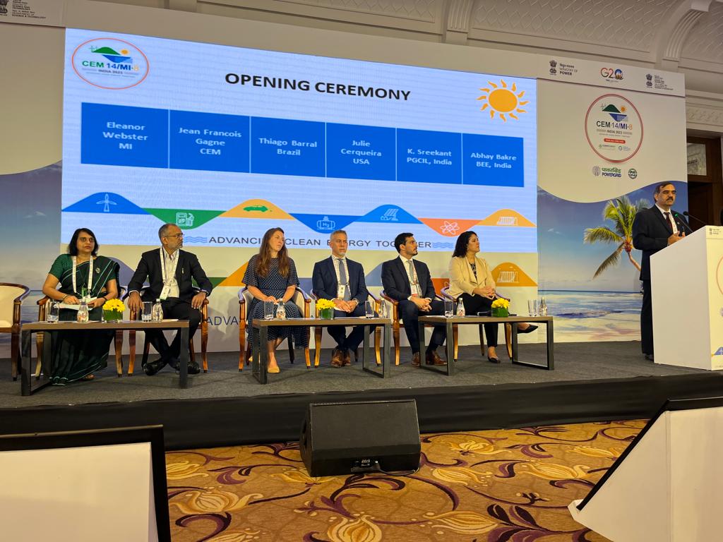 CMD POWERGRID participates in opening ceremony of Clean Energy Ministerial and Mission Innovation conference in Goa.
