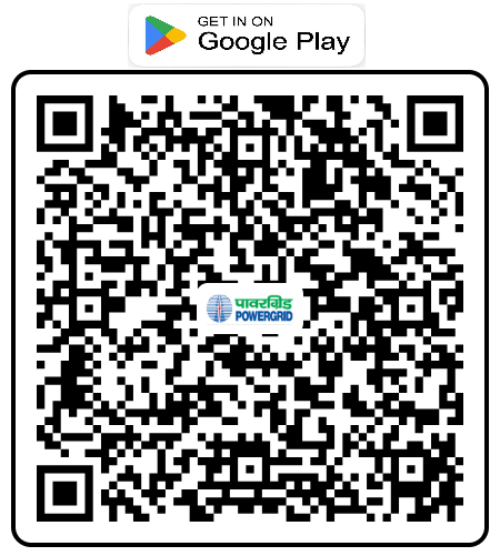 QR code to download POWERGRID PRAVESH app for Android devices