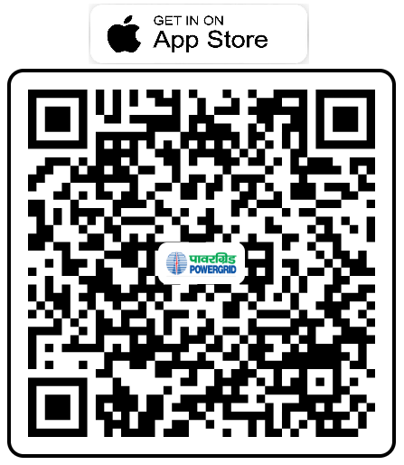 QR code to download POWERGRID PRAVESH app for iOS devices