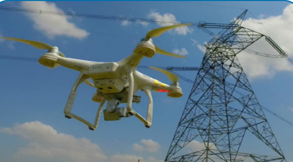 Drone-based patrolling of transmission lines 