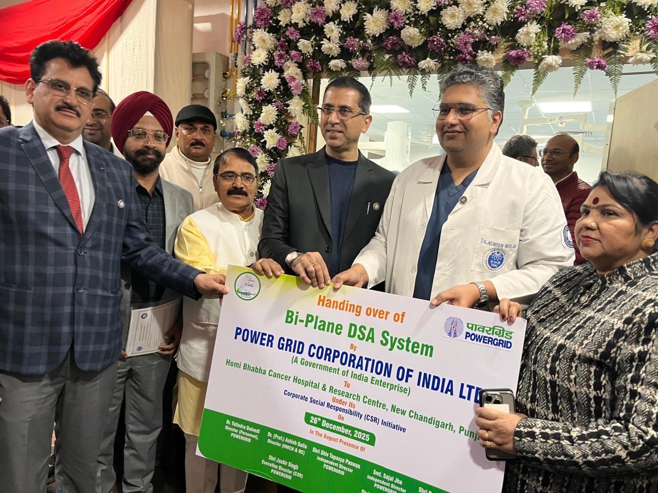 POWERGRID augments oncology infrastructure in North India through CSR intervention at HBCHRC, New Chandigarh