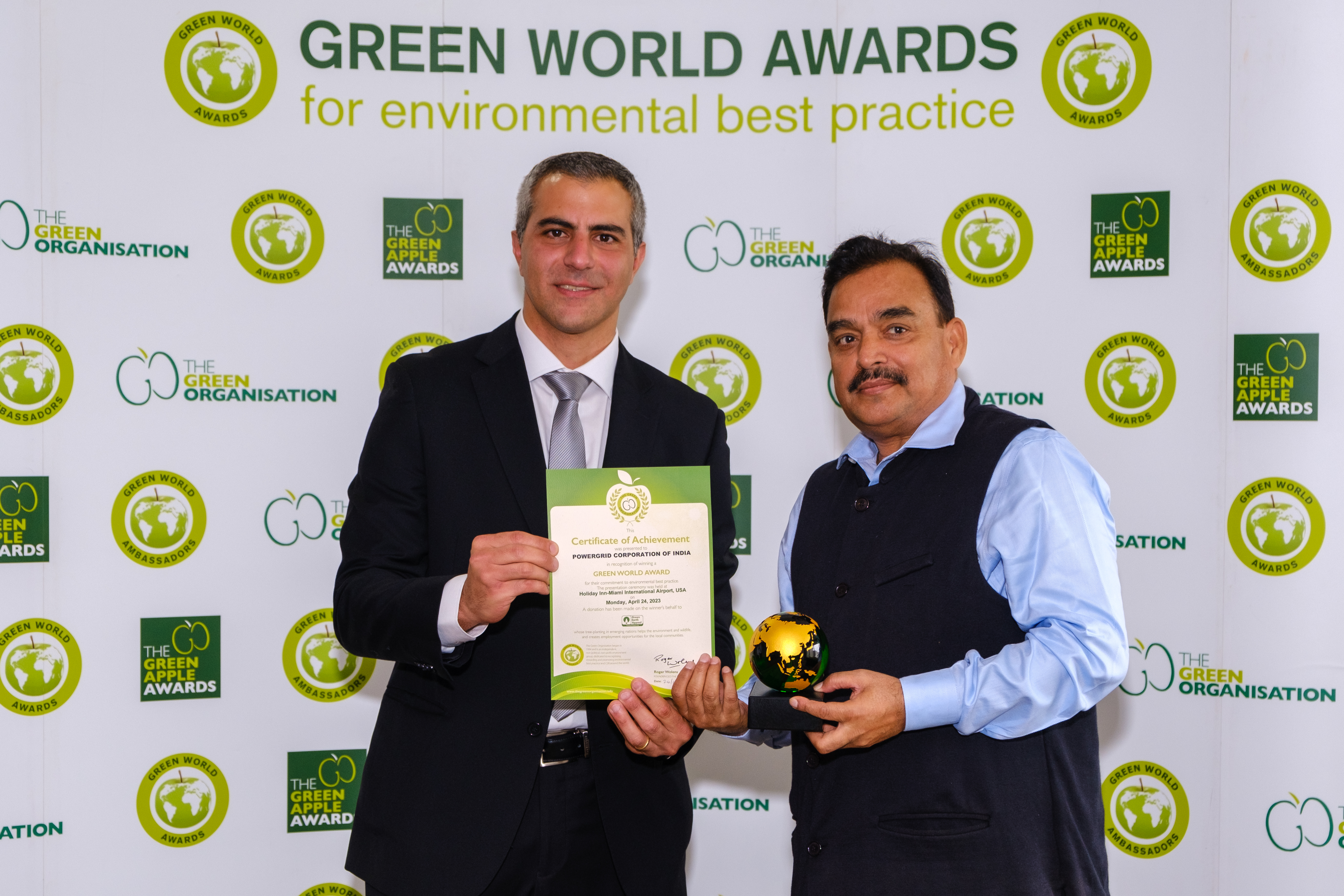 POWERGRID wins Global Gold Award
