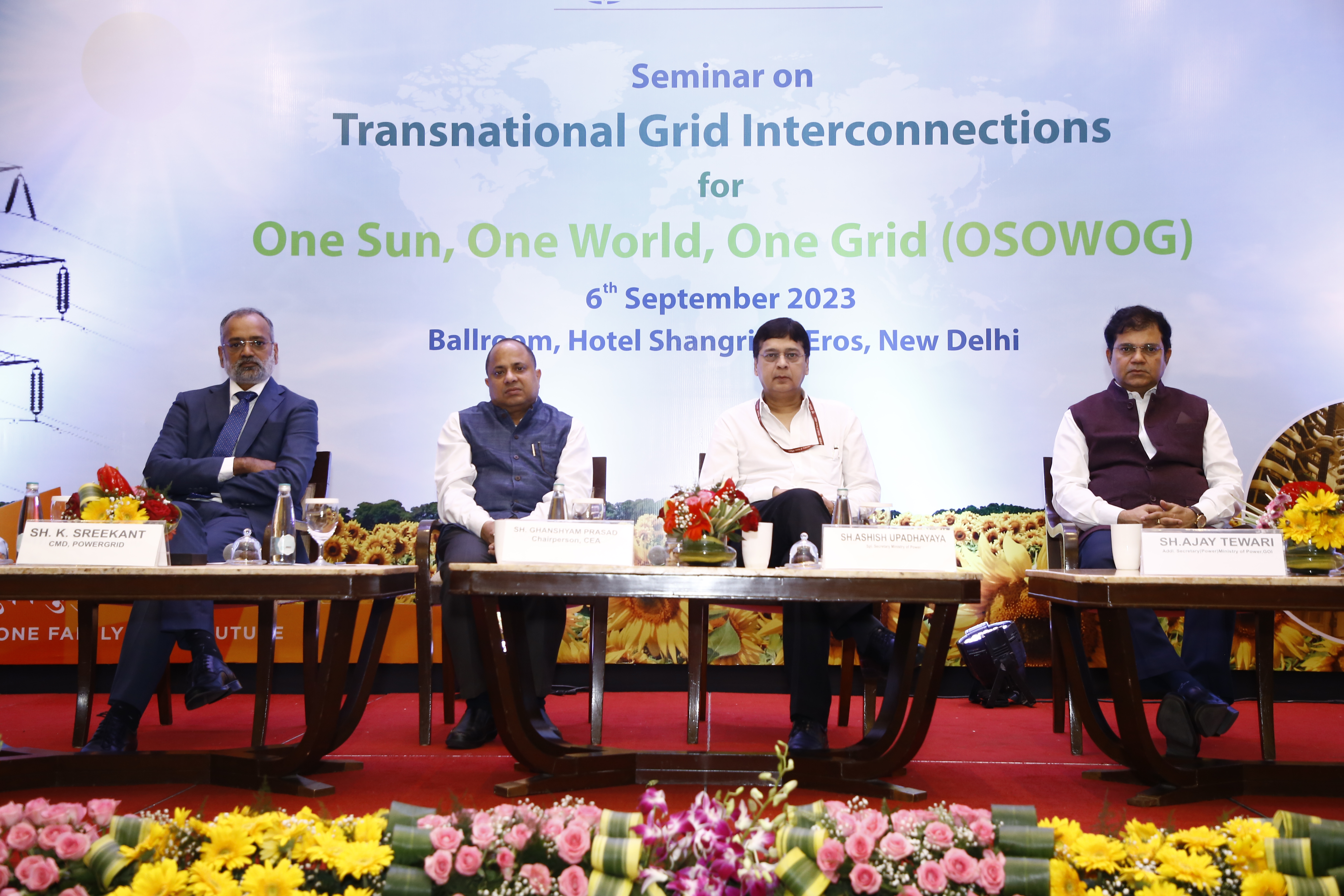 POWERGRID organises seminar on Transnational Grid Interconnections for One Sun One World One Grid