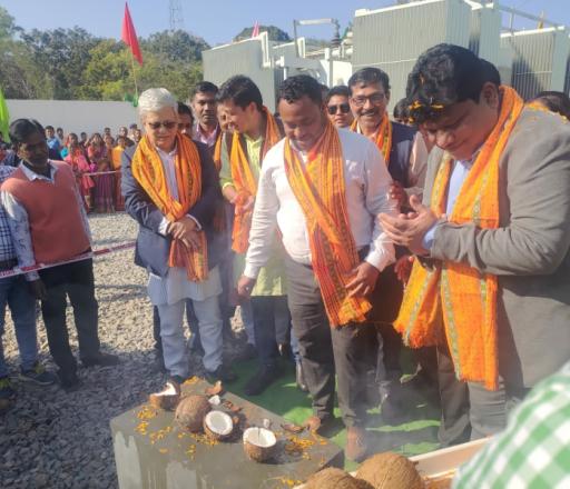 Inauguration of 132/33 kV Bagafa Substation of Tripura under NERPSIP