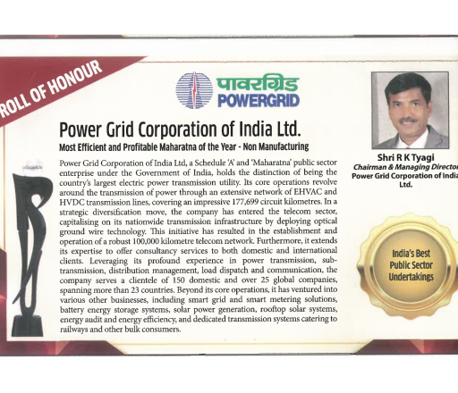 Most Efficient and Profitable Maharatna of the Year