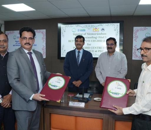 POWERGRID signs MoU with PEC Chandigarh to establish POWERGRID Centre of Excellence under CSR