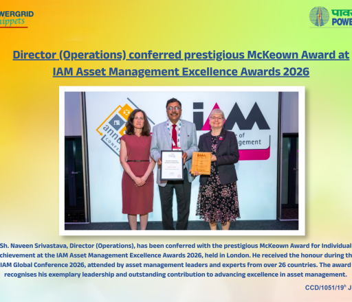 Director (Operations) conferred prestigious McKeown Award at IAM Asset Management Excellence Awards 2026
