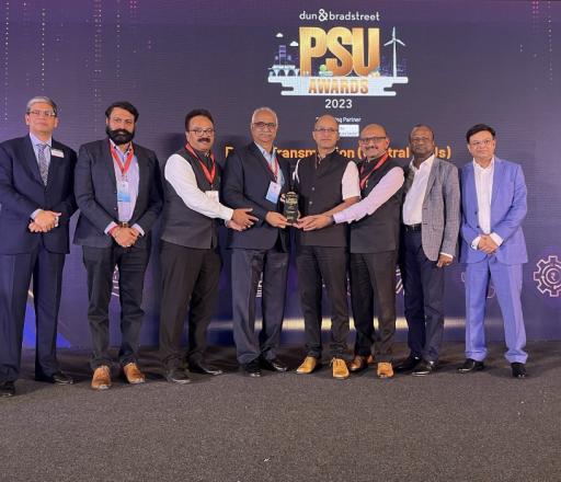 POWERGRID wins the Dun & Bradstreet PSU Award 2023 in Power Transmission