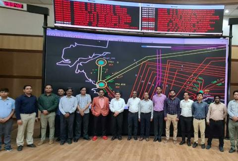 On 02.06.2022 Bhuj -II s/s is the first substation charged from remote control centre at NTAMC Manesar.