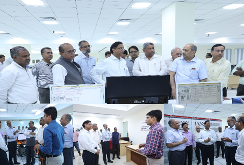 26 सितंबर 2019 को श्री सुभाष चंद्र गर्ग, सचिव (विद्युत) का PARTeC की विभिन्न प्रयोगशालाओं का दौरा।