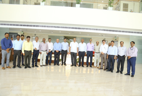 Sh. S.K.G Rahate, Additional Secretary (Trans, EC, T&R, P&P and Coordination), Sh. Dhiraj Shrivastava, Director (Transmission) and Sh. K Sreekant, CMD visited PARTeC on 6th July 2019.