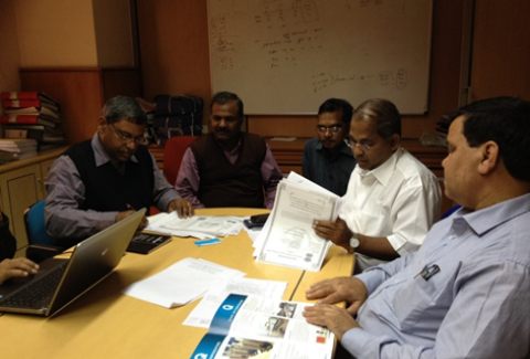 Signing of MoU with Quality Power for indigenous development of HVDC air core filter Reactor on 13th November 2013.