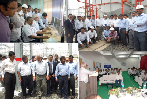 Events of commissioning of 1200kV test Bay and test lines at National Test Station, Bina on 26th May 2012.