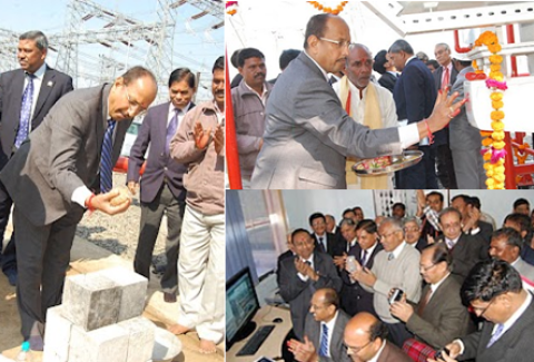 Charging of first 1200kV equipment (single phase) by Director (Projects), Shri I S Jha on 27 January 2012.