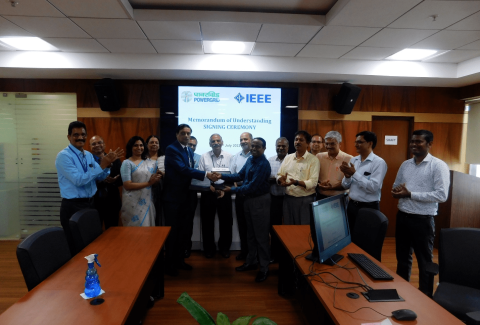 POWERGRID and IEEE has signed a MoU for achieving their common objectives on international activities in the areas of power and energy, especially power generation, transmission, distribution and other relevant aspects. It was signed by Dr. Subir Sen, ED (TD &amp; SGKC), POWERGRID and Mr. Harish Mysore, Sr. Director, IEEE India (Operations) on 7th July 2022 at POWERGRID Advanced Research and Technology Centre, Manesar in presence of the other senior officials off POWERGRID and IEEE.