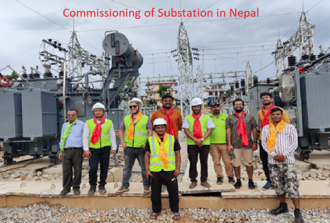 Commissioning of Substation in Nepal