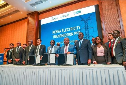 Signing of Project Agreement with Kenya