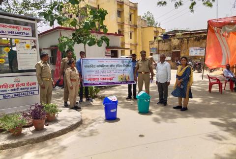 Kanpur thana dustbin